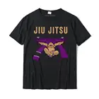 Jiu Jitsu телефон для BJJ крутой фиолетовый ремень печатные футболки брендовая новая хлопковая Студенческая футболка Повседневная