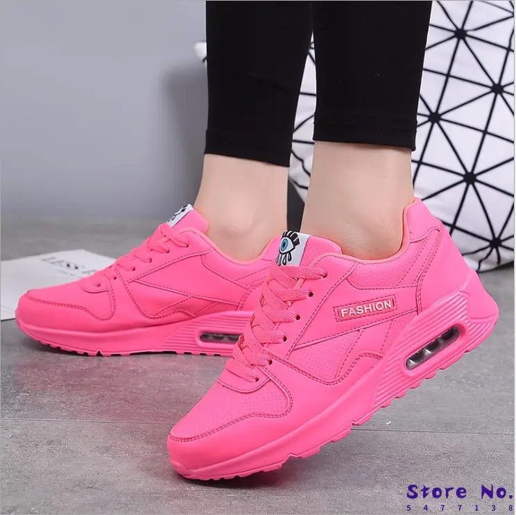 

Кроссовки женские кожаные, дышащие, на воздушной подушке