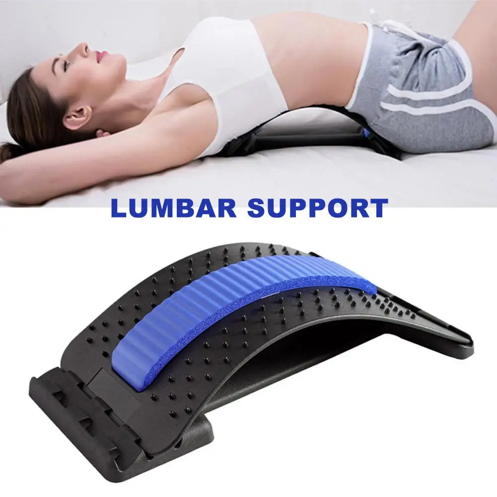 

Back Stretch Equipment Massager Massageador Magic Stretcher Fitness Lumbar Support Relaxation Spine Pain Relief Yoga Accessories