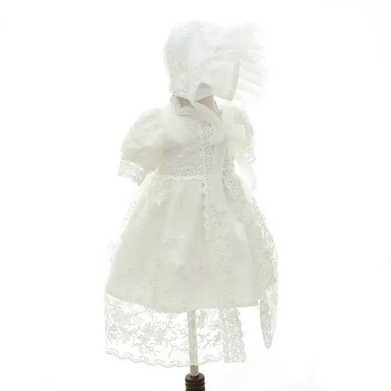 3 шт./комплект детское кружевное платье для крещения|baptism dress|baby girl christeningbaby christening