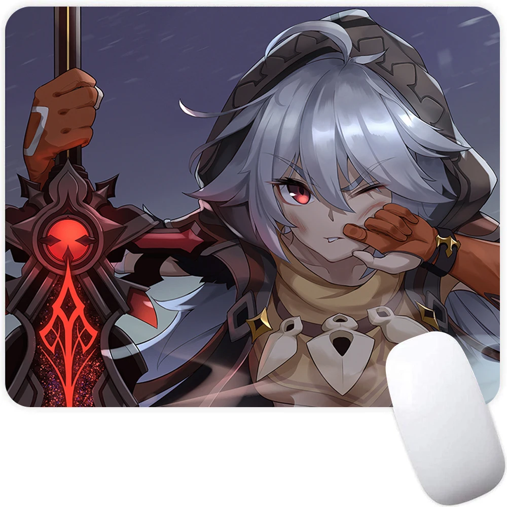 

Genshin Impact Razor маленький игровой коврик для мыши, компьютерный коврик для мыши, геймерский коврик для мыши, коврик для ноутбука, коврик для мыши...