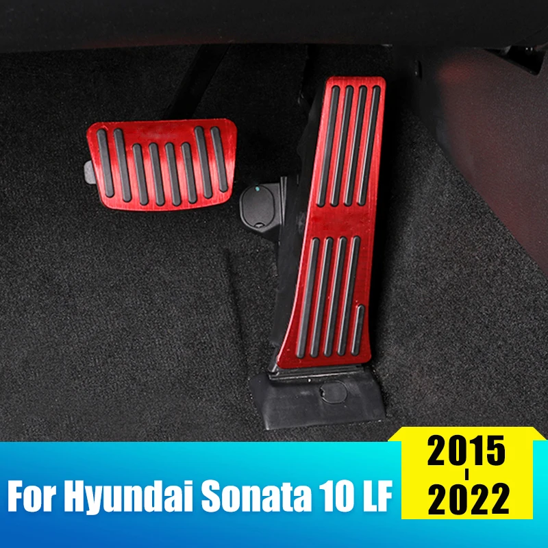 

Car Foot Fuel Accelerator Pedal Brake Pedals Cover Pad For Hyundai Sonata LF 2015 2016 2017 2018 2019 2020 2021 2022 Accessories