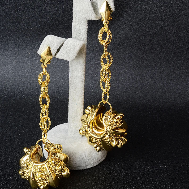 Солнечный ювелирные изделия Модные украшения 2021 длинные висячие серьги