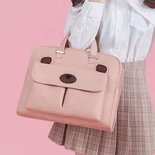High Capacity Briefcases Womens Shoulder Laptop Workbag Travel File Notebook Storage Bag Documents Organize Handbag Accessories