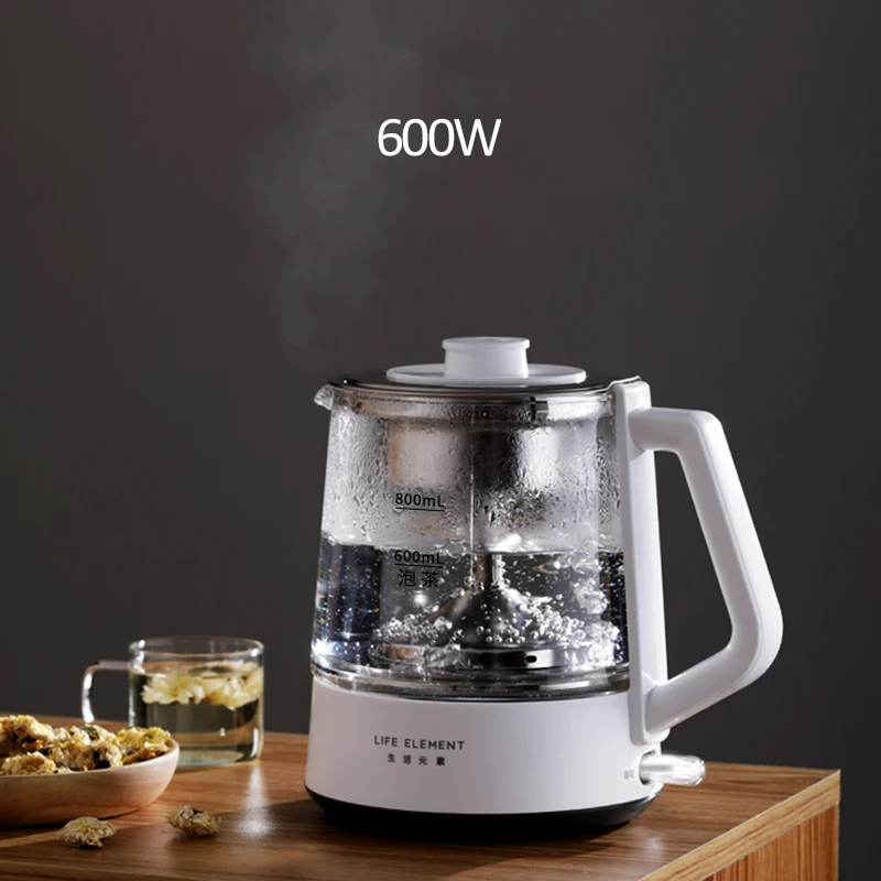 ZK30 220V Health Pot Household Multifunctional Glass Electric Kettle Flower Teapot Tea Pot 800ml