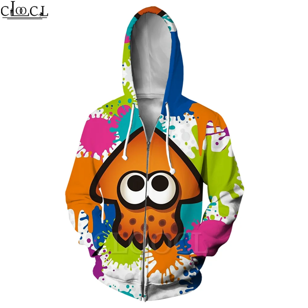 

Kids Game Splatoon 2 Men Women 3D Print Colorful Octopus Casual Hoodie Harajuku Couple Sweatshirts Streetwear Tops Drop Shipping