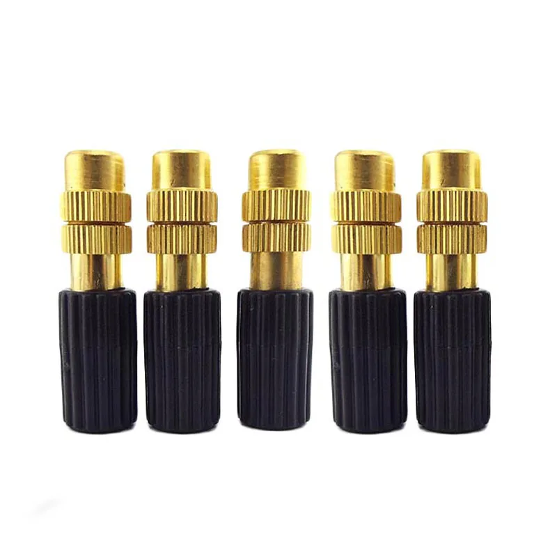 

6.0mm Screw Micro Drip Irrigation Misting Brass Nozzle Spray Connector Sprinkler Watering Drippers Irrigation Garden Tool U26