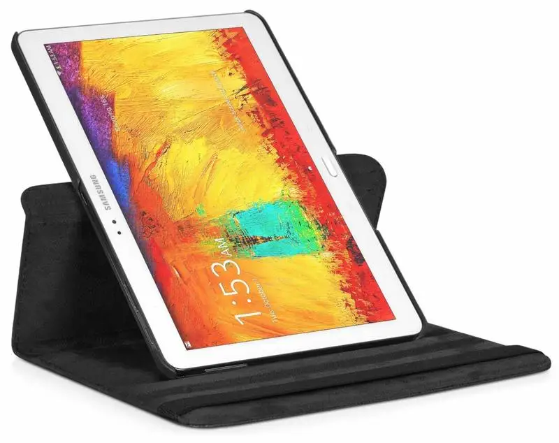 Вращающийся на 360 градусов чехол для Samsung Galaxy Note 10 1 дюймов 2014 vision P600 PU кожаный SM-P600