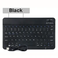 wireless bluetooth tablet keyboard light weight portable keyboard with 7 colors backlight compatible with ios android windows