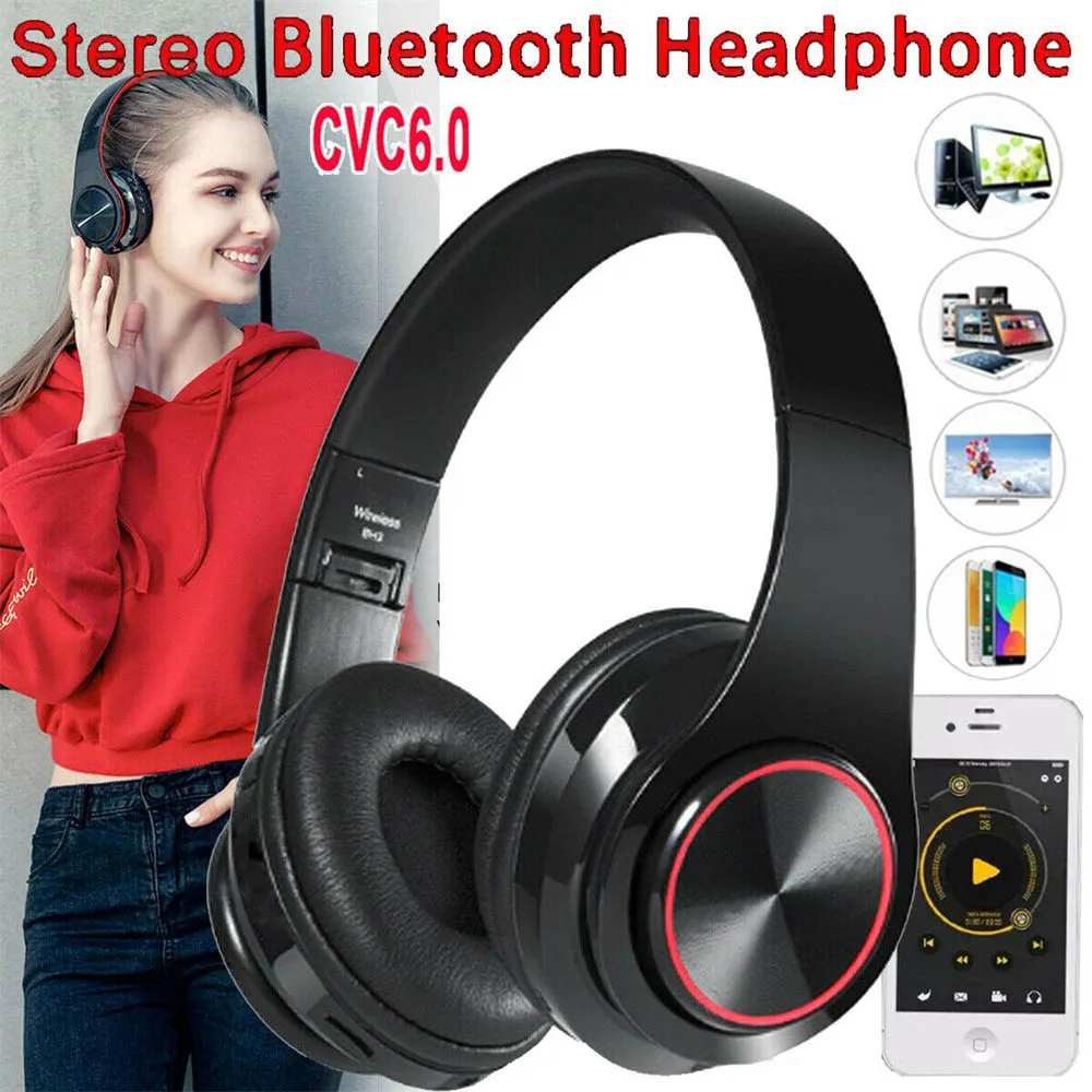 

On Ear KopfhÃ¶rer Bluetooth 5.0 Kabellos Stereo Bass Kopfhorer Kabellos Faltbare