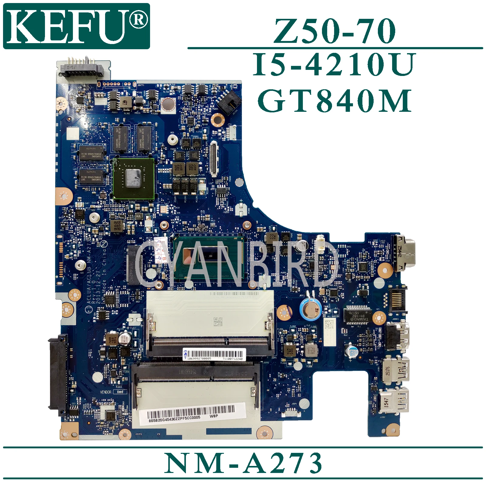 

Оригинальная материнская плата KEFU для ноутбука Lenovo