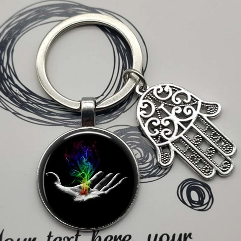 Счастливый Хамса Фатима ручная работа очаровательный амулет сумочка подвеска с пряжкой для автомобильных