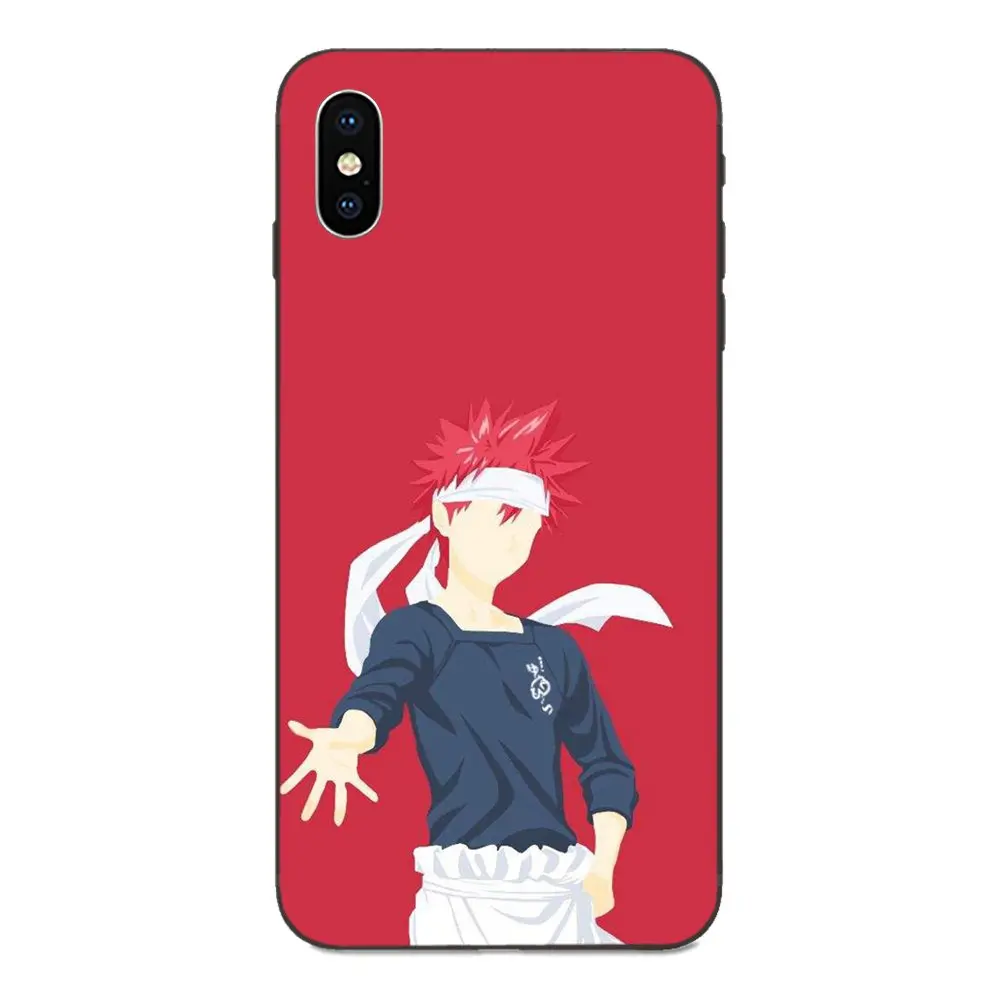 Для Apple iPhone 4 4S 5 5S SE 6 6S 7 8 Plus X XS Max XR Прекрасный чехол для телефона Cool Anime Shokugeki No Soma |