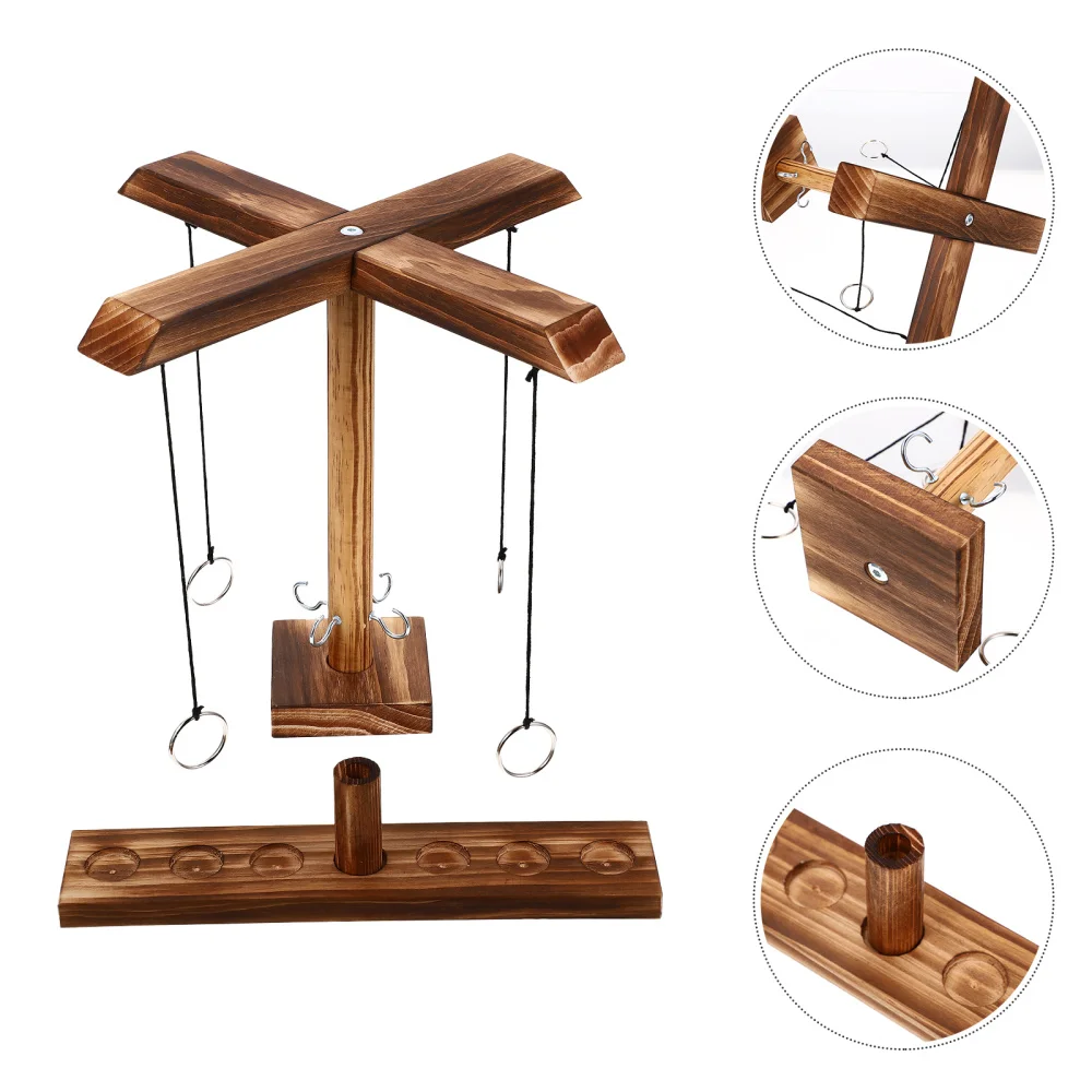 

1 Set Outdoor Ring Throwing Interactive Drinking Game Hook Ring Courtyard Game