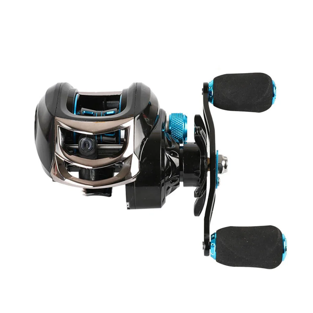 

Free Metal Spare Spool Bait Casting Baitcasting Reel Dual Brake System Reel 10 KG Max Drag 8+1 BBs 7.2:1 High Speed Fishing Reel