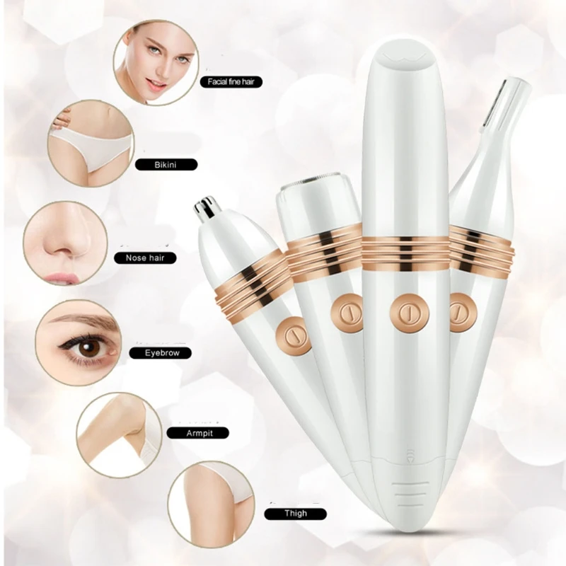 

Бритва Женская беспроводная аккумуляторная, 3 в 1