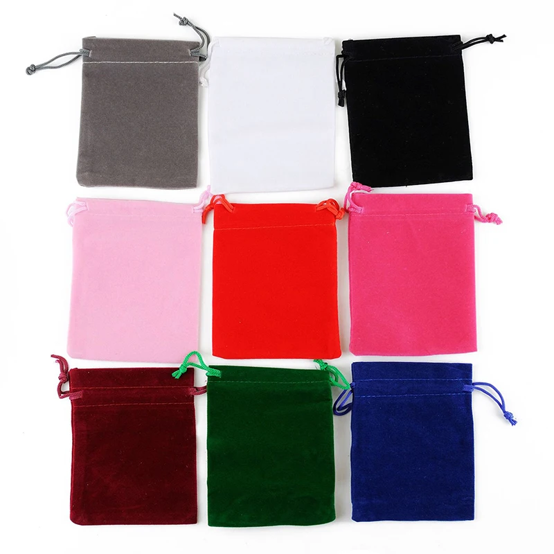 

1pc 20x10cm Velvet Bag Big Jewelry Bag Bracelet Candy Jewelry Packaging Bags Wedding Drawstring Pouch Gift Bag Storage Bags