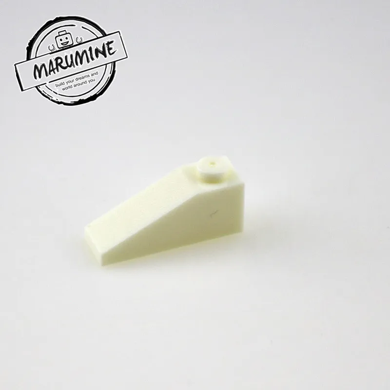 Белый MARUMINE кирпичи игрушки наклона 3x1 перевернутый Кирпич 150 шт./лот мс классические строительные игрушки развивающие "сделай сам", конструкторы, комплект для детей - Цвет: Белый