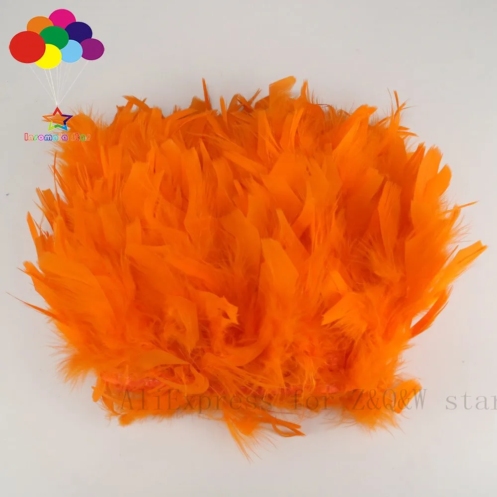 Wholesale10 15CM (4 6 дюймов) натуральные окрашенные оранжевые волосы для изготовления