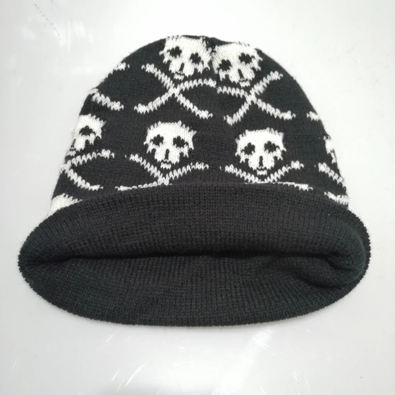 Dragon Skull Hats For Unisex Woman Man Winter Knitted Beanie Caps Warmer Sport Ski Bonnet Female Hip Hop Skeleton Skullies Cap | Аксессуары
