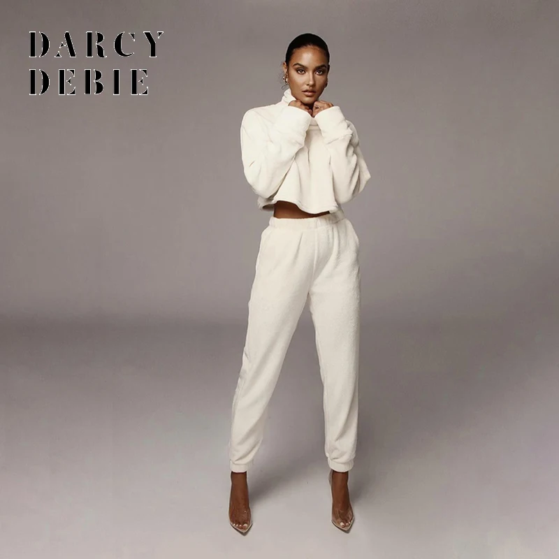 2019 осенне-зимний женский комплект с высоким воротом топы длинными рукавами и