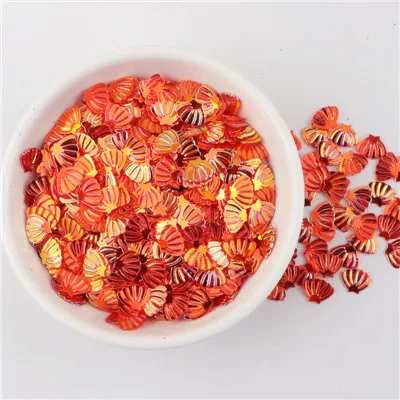 ab red gold Раковина блёстки 6*8 мм блестки микс Lentejuelas Para Manualidades свободные ПВХ красочные блесток одежда аксессуары 10 г - Цвет: ab red gold