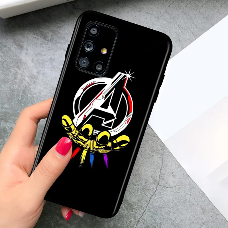 

Marvel The Avengers For Samsung A72 A52 A02 A32 A12 A42 A51 A91 A81 A71 A41 A31 A21 A01 S Black Phone Case