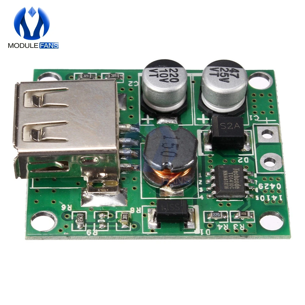 Блок питания с солнечной панелью 5 В 2 А контроллер заряда USB регулятор напряжения