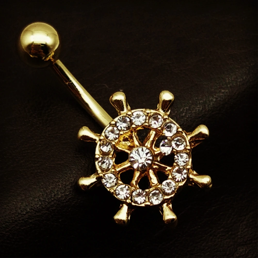 2019 Новое поступление модное кольцо пупка Серьги с драгоценными камнями