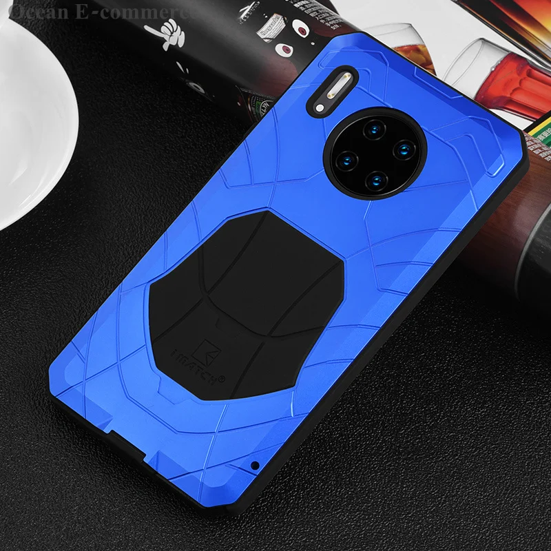 

Оригинальный чехол Imatch для телефона Huawei Mate 30 40 Pro + жесткий алюминиевый металлический чехол с полной защитой противоударный армированный Тя...