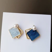 2020 new womens earrings irregular square shape drop earrings for women bijoux korean boucle girls gifts jewelry wholesale