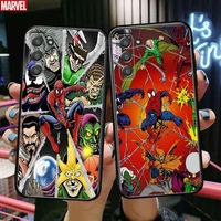comic spiderman phone cover hull for samsung galaxy s6 s7 s8 s9 s10e s20 s21 s5 s30 plus s20 fe 5g lite ultra edge