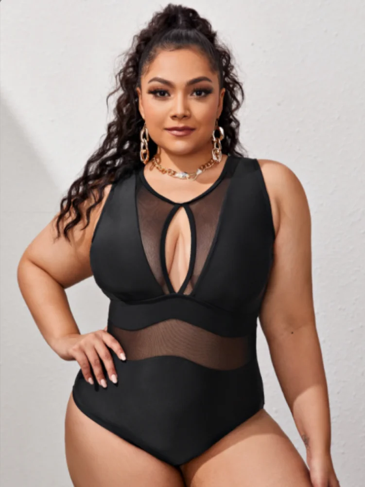 Женский сексуальный купальник с вырезами и открытой спиной бразильский цельный