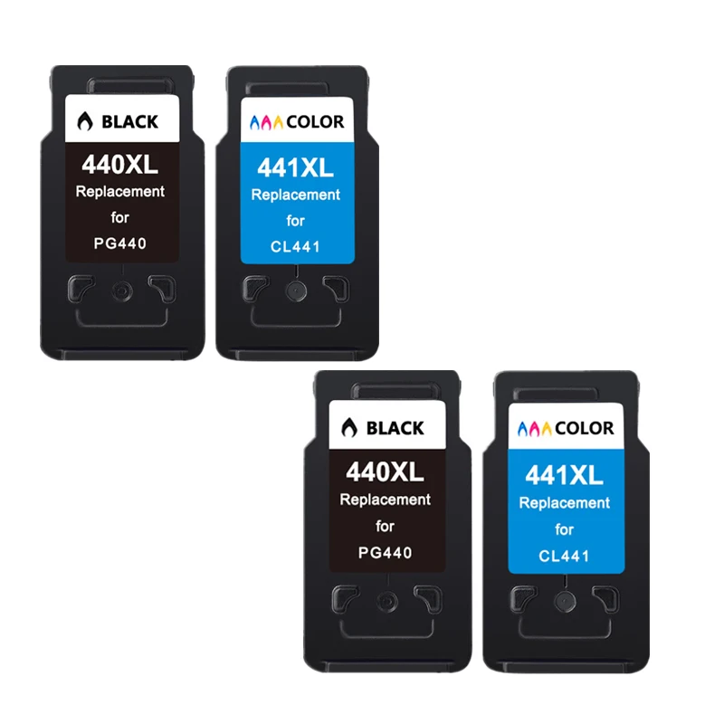 2set YLC PG440 CL441 сменный картридж для Canon PG 440 CL 441 440XL чернильный картридж для Pixma MG4280 MG4240 MX438 MX518 MX378 - Цвет: 2set