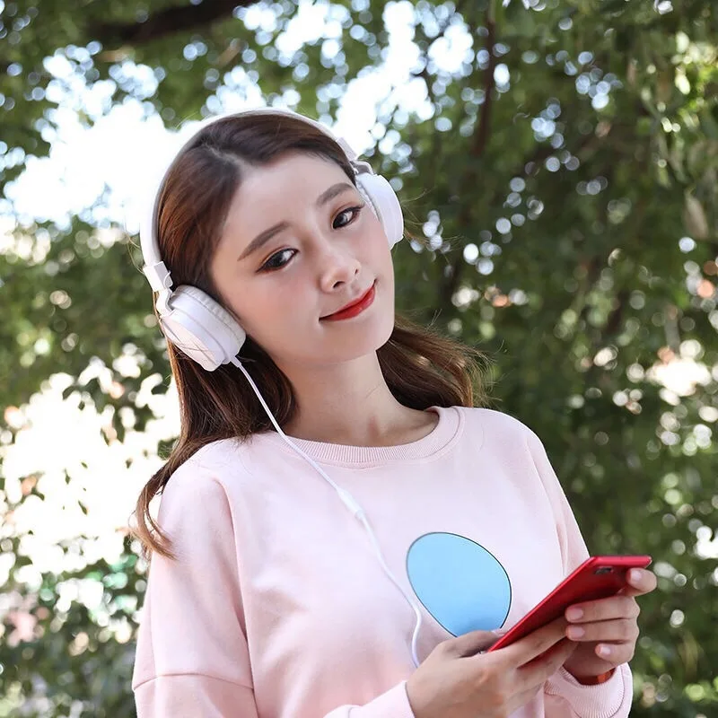 KIITO E27 3 5 мм Проводная гарнитура Hi Fi игровая Шум шумоподавления проводные наушники