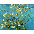 Известного художника Винсента Ван Гога серии Цветущий Абрикос цветы 5D DIY алмазная живопись Набор для вышивания крестиком для домашнего декора