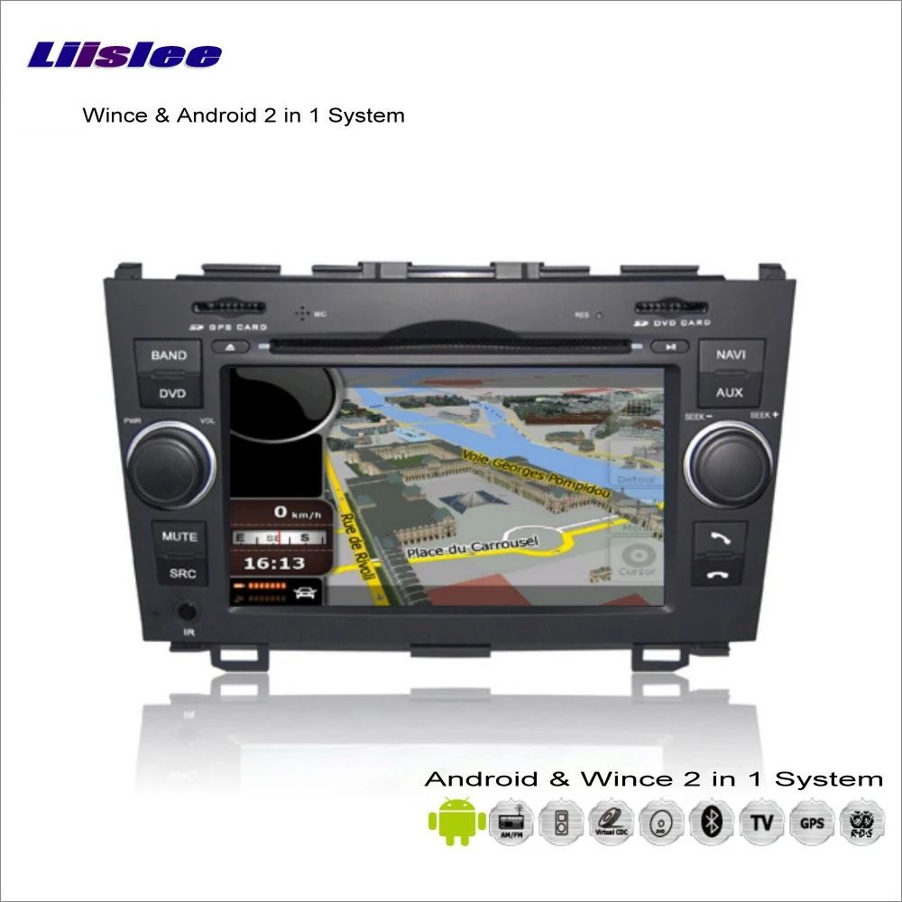 Автомобильный Android мультимедиа для Honda CR V CRV Радио DVD плеер GPS Навигация Аудио