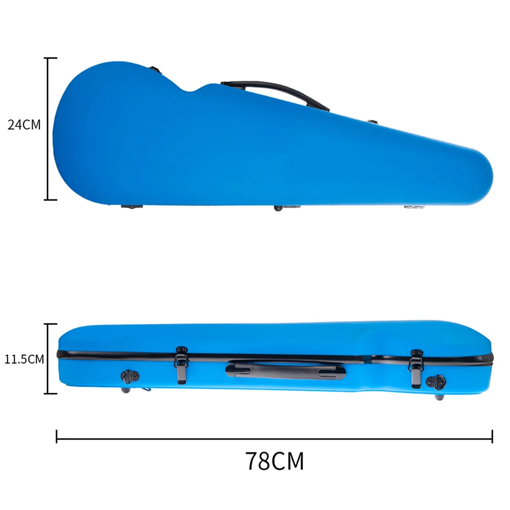Высококачественный полноразмерный чехол из стекловолокна для скрипки Жесткий
