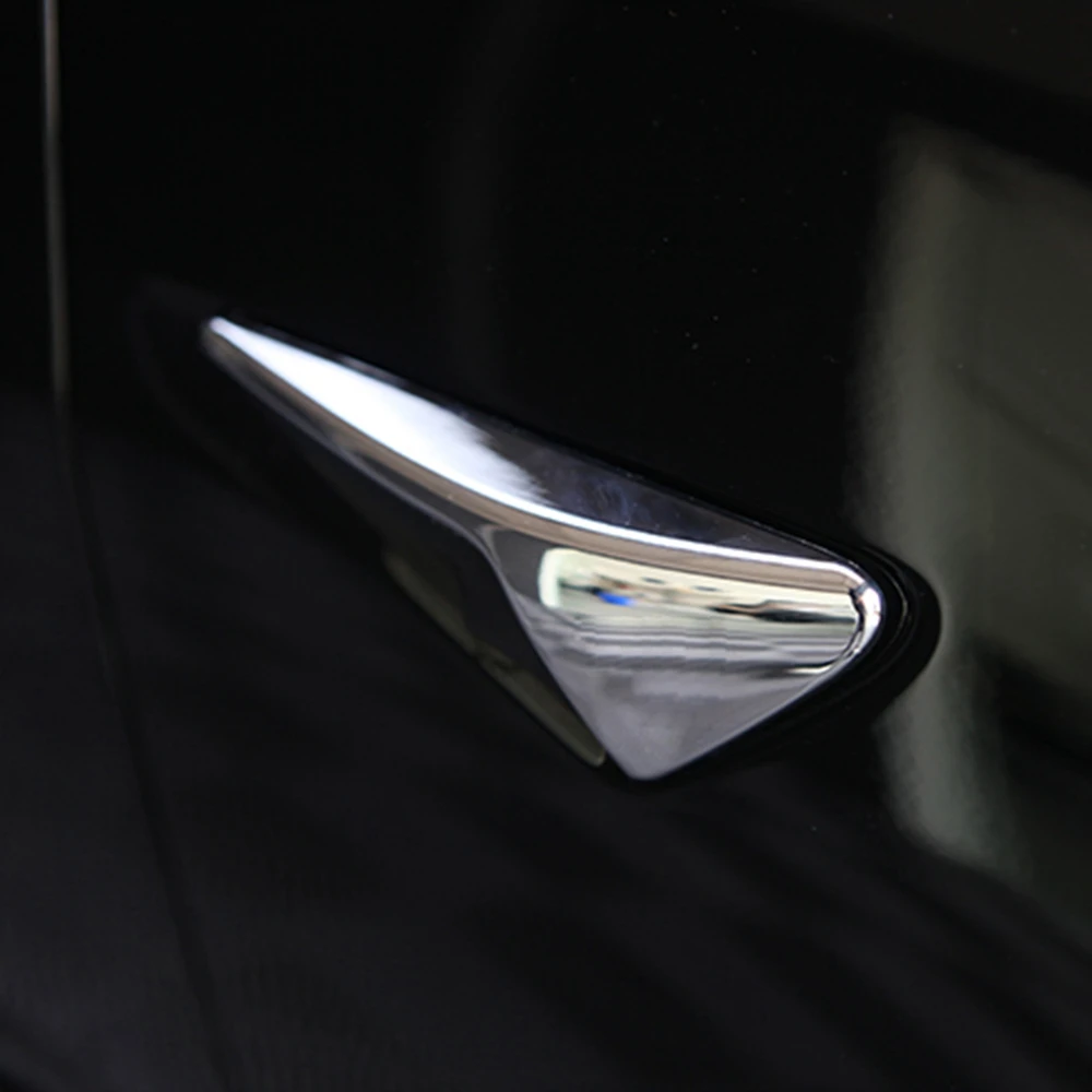 

ForTesla Model 3/S/X Car Side Camera Decorative Turn Signal Indicator Covers For Tesla Model 3 Model S/ Model X Car Accessories