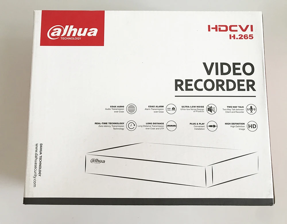Оригинальный видеорегистратор Dahua 8CH XVR 1080P H.265 + поддерживает видеовходы