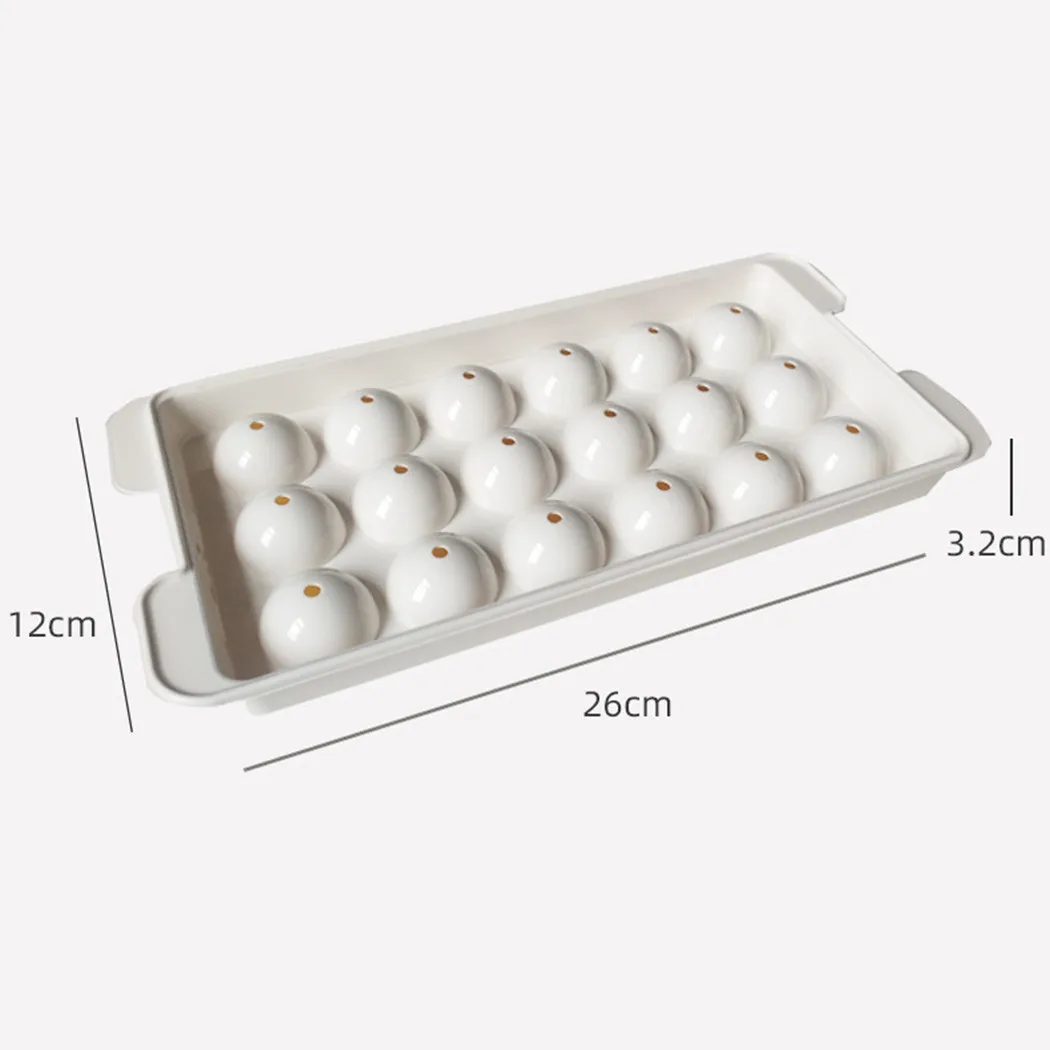 

Ice Cube Tray Ball Maker Big Silicone Mold DIY 26cm*12cm*3.2cm Size Round Mould High Quality White Mold