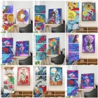 Алмазная живопись особой формы 5D сделай сам, мультяшная картина стразы, алмазная вышивка, декоративная мозаика, картина для домашнего декора