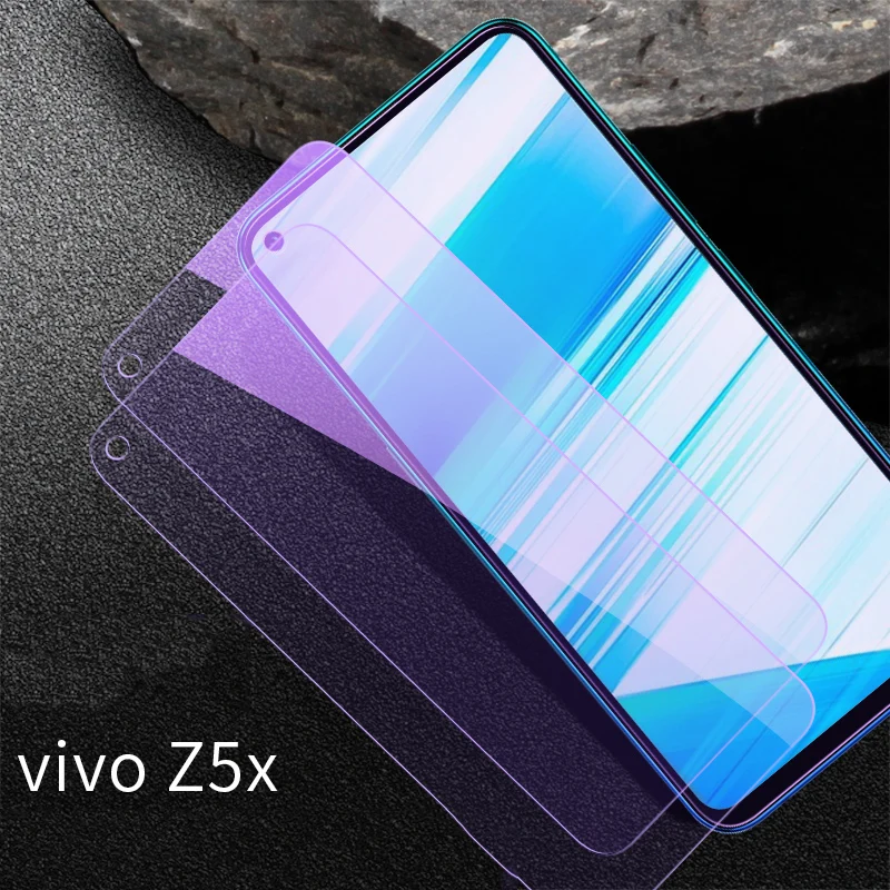 MicroDate 2 шт Полное покрытие анти-синее закаленное стекло для VIVO Z3X Z5X анти-синий