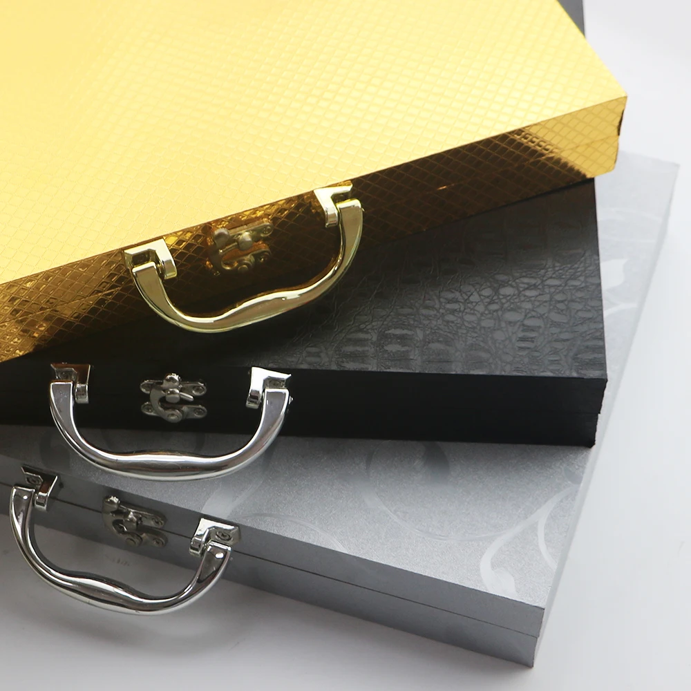 

High Quality 3 Color Empty Wooden Box Tableware Gift Box Gold Box Can Hold 24Pieces or 16Pieces of Dinnerware Set Drop Shipping