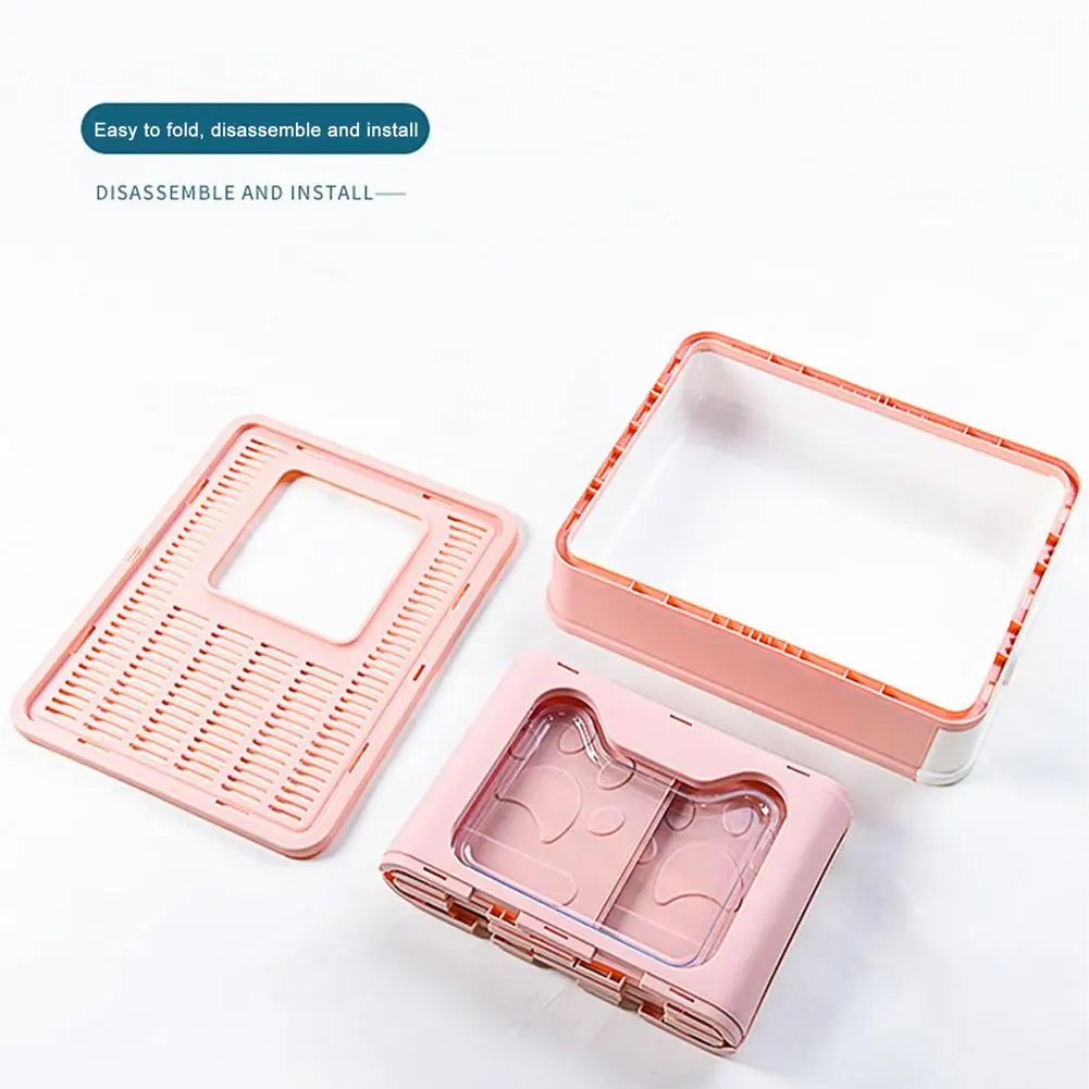 Контейнер для кошачьего туалета полностью закрытый антибрызговый дезодорант