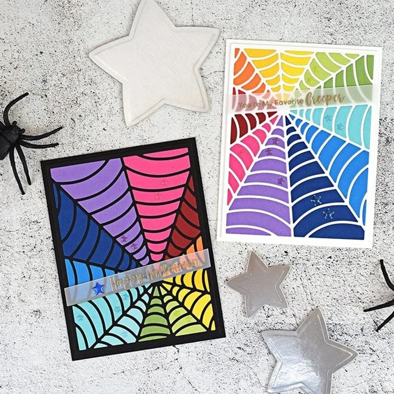 

Metal Cutting Dies Rectangle Cobweb Background Craft Stencil Diy Scrapbooking Handmade Card Make Shape Album Decoration Model