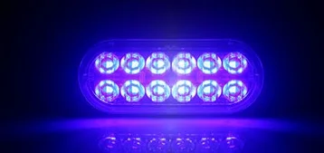 Blue Color 4 шт 12V 24V 12 светодиодный стробоскоп Предупреждение светильник бар мигающий свет Truck LED супер яркий аварийного внимание Водонепроницаемый янтарного стекла для авто внедорожник - Цвет: Blue Color