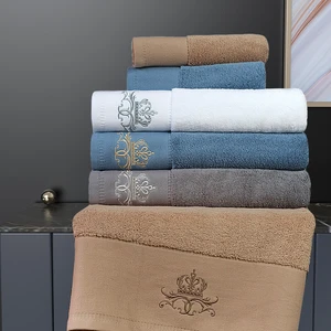 Dimi New High-Grade 100% Cotton Towel Set Bathtowel Facetowel Set Soft Bath Face Towel Handtowel Bat