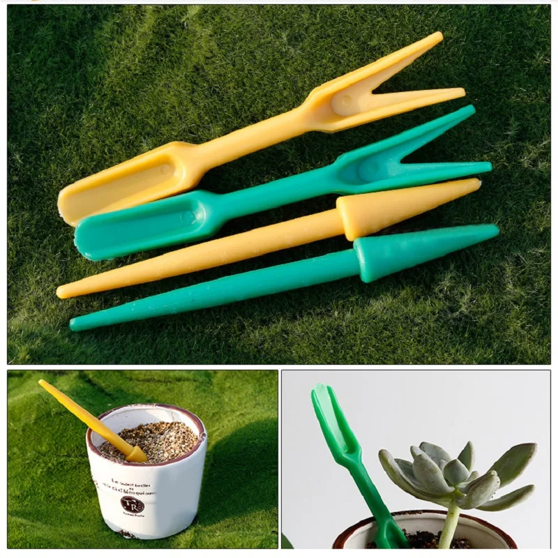 2Pcs/Set High Quality Durable Succulent Kit Plastic Seeds Device Seedlings Dibber Transplanting Planting Gardening Bonsai Tools | Дом и сад