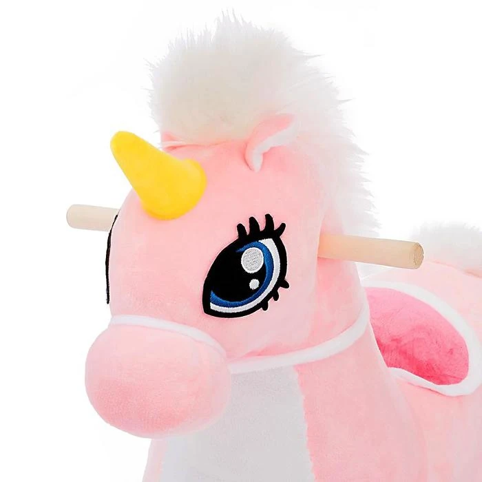 Rocking chair Unicorn musical color pink Educational toys games For kids Hobbies Training Education early development Gifts Baby Birthday children